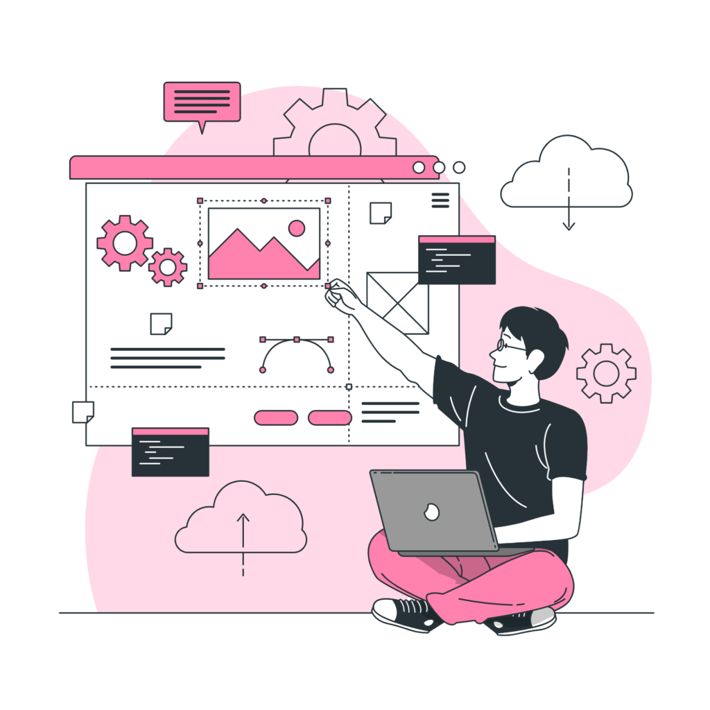 Graphic designers make the website more creative