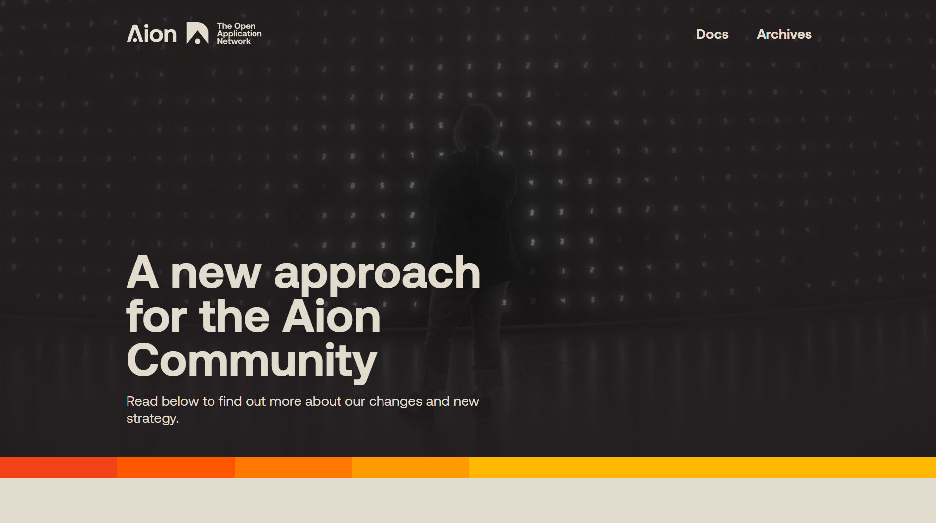 Aion landing page