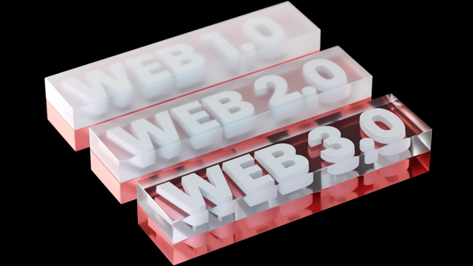 web 1 web 2 and web 3 in three different blocks